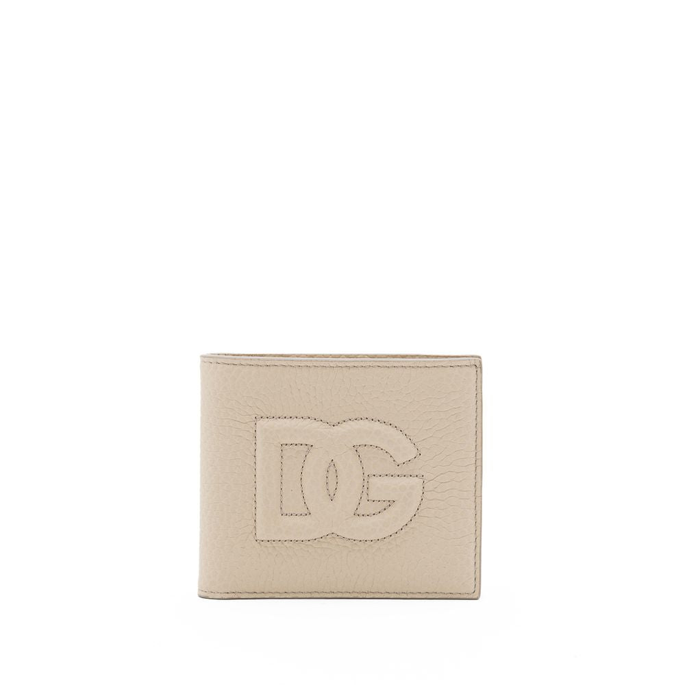 Dolce & Gabbana Beige Leather Wallet LUNESCAPE