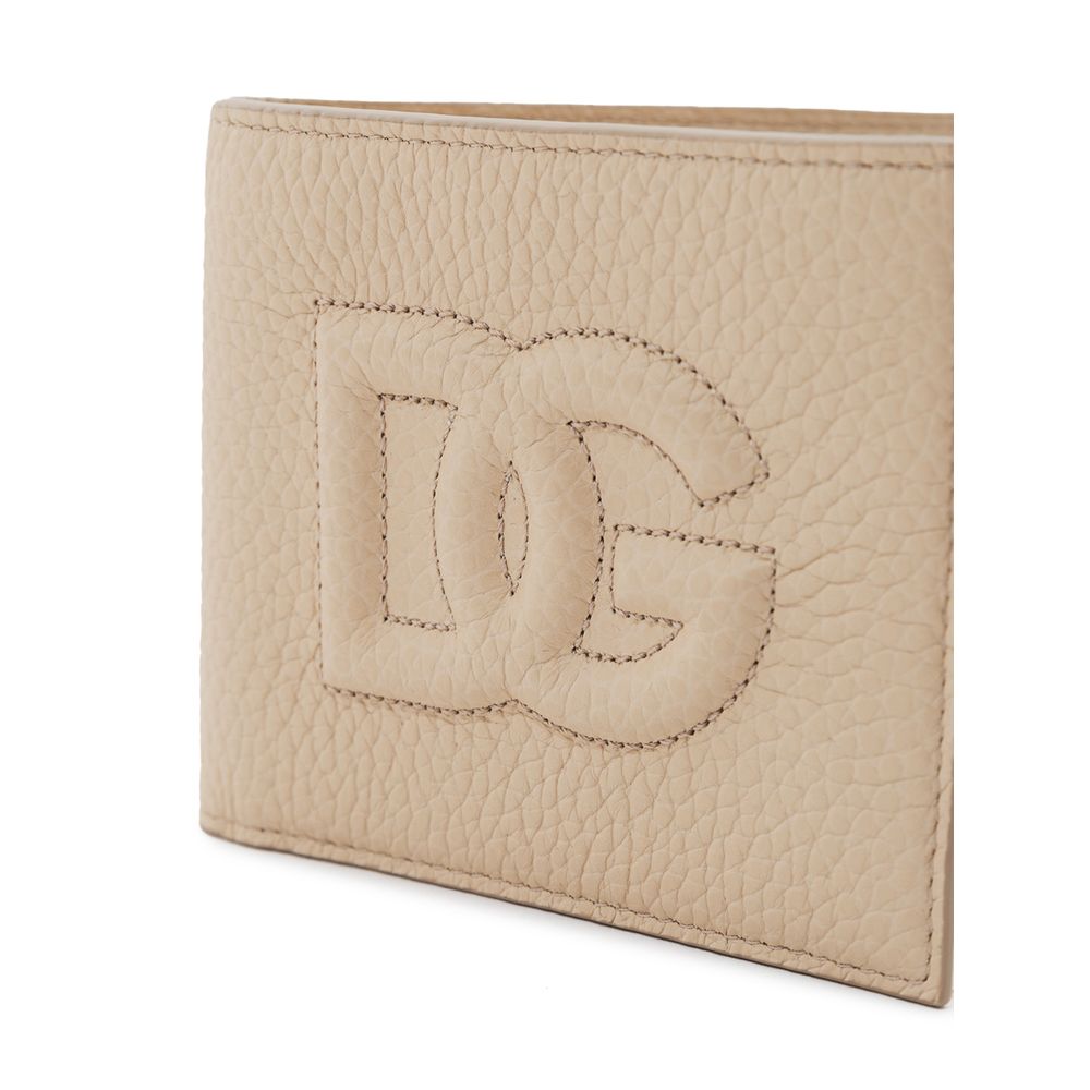 Dolce & Gabbana Beige Leather Wallet LUNESCAPE