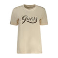 Guess Jeans Beige Cotton T-Shirt LUNESCAPE