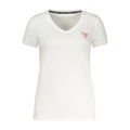 Guess Jeans White Cotton T-Shirt LUNESCAPE