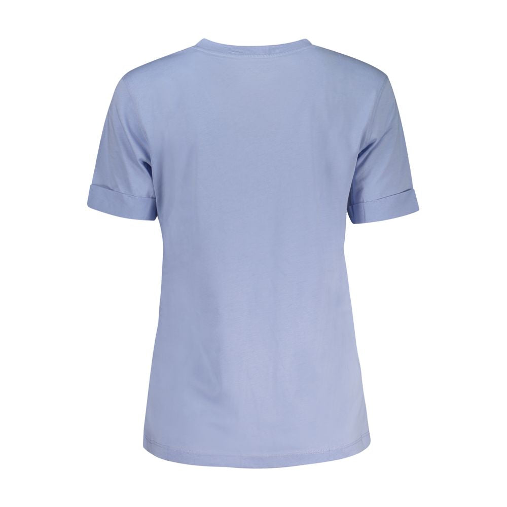 Guess Jeans Light Blue Cotton T-Shirt LUNESCAPE