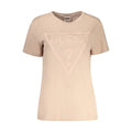 Guess Jeans Beige Cotton T-Shirt LUNESCAPE