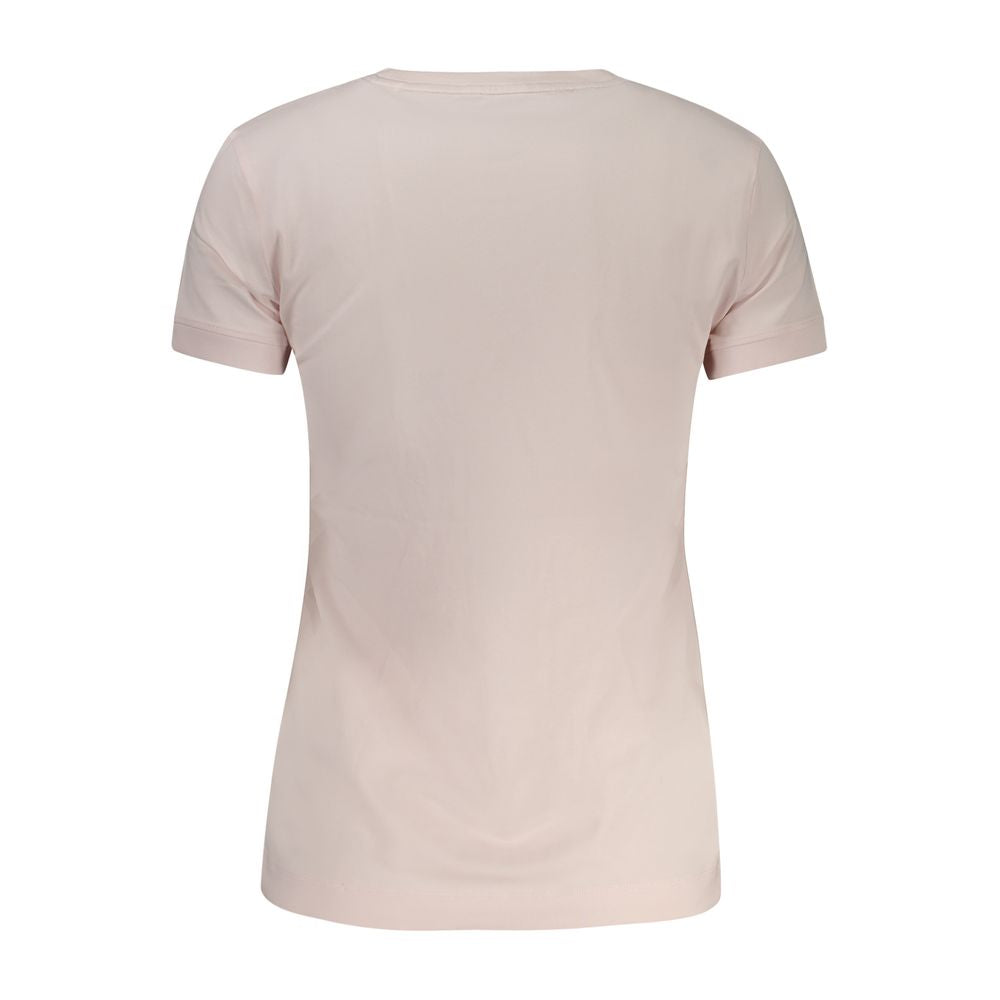 Guess Jeans Pink Cotton T-Shirt LUNESCAPE