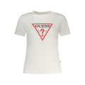 Guess Jeans White Cotton T-Shirt LUNESCAPE