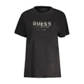 Guess Jeans Black Cotton T-Shirt LUNESCAPE