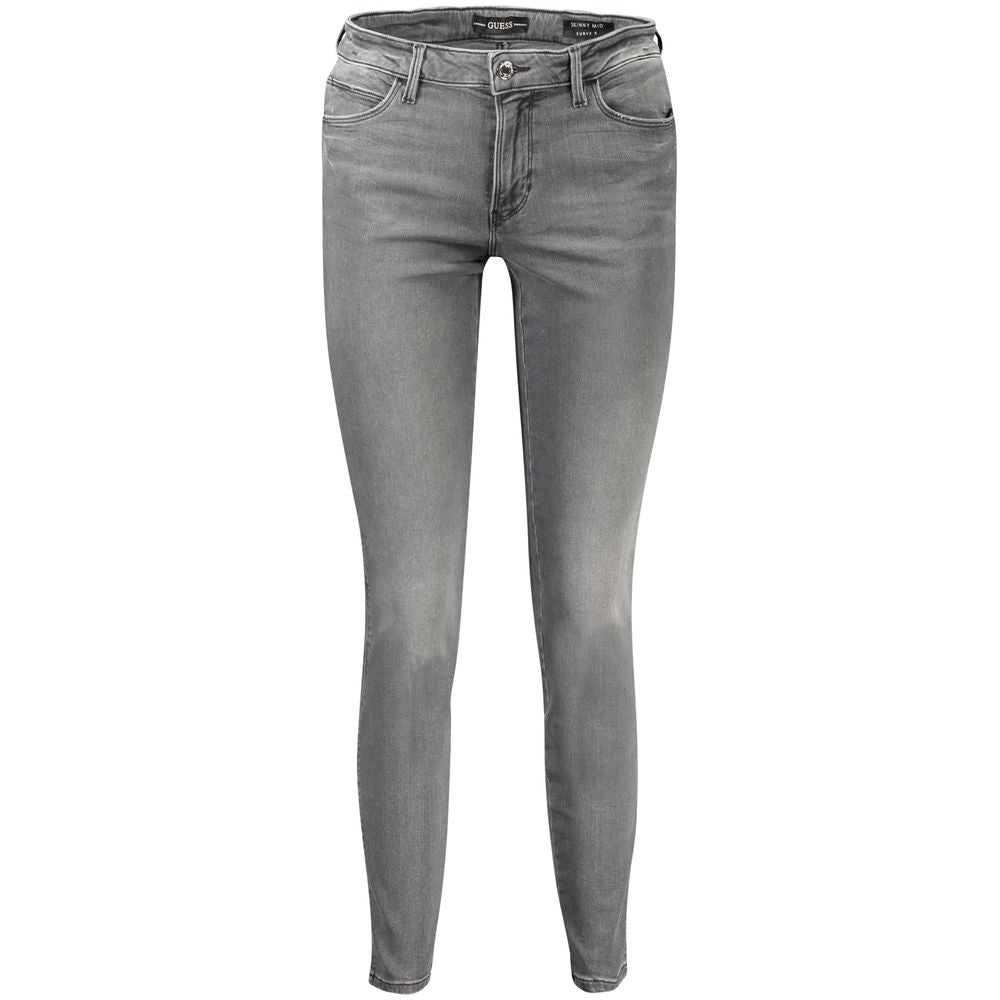 Guess Jeans Gray Cotton Jeans LUNESCAPE