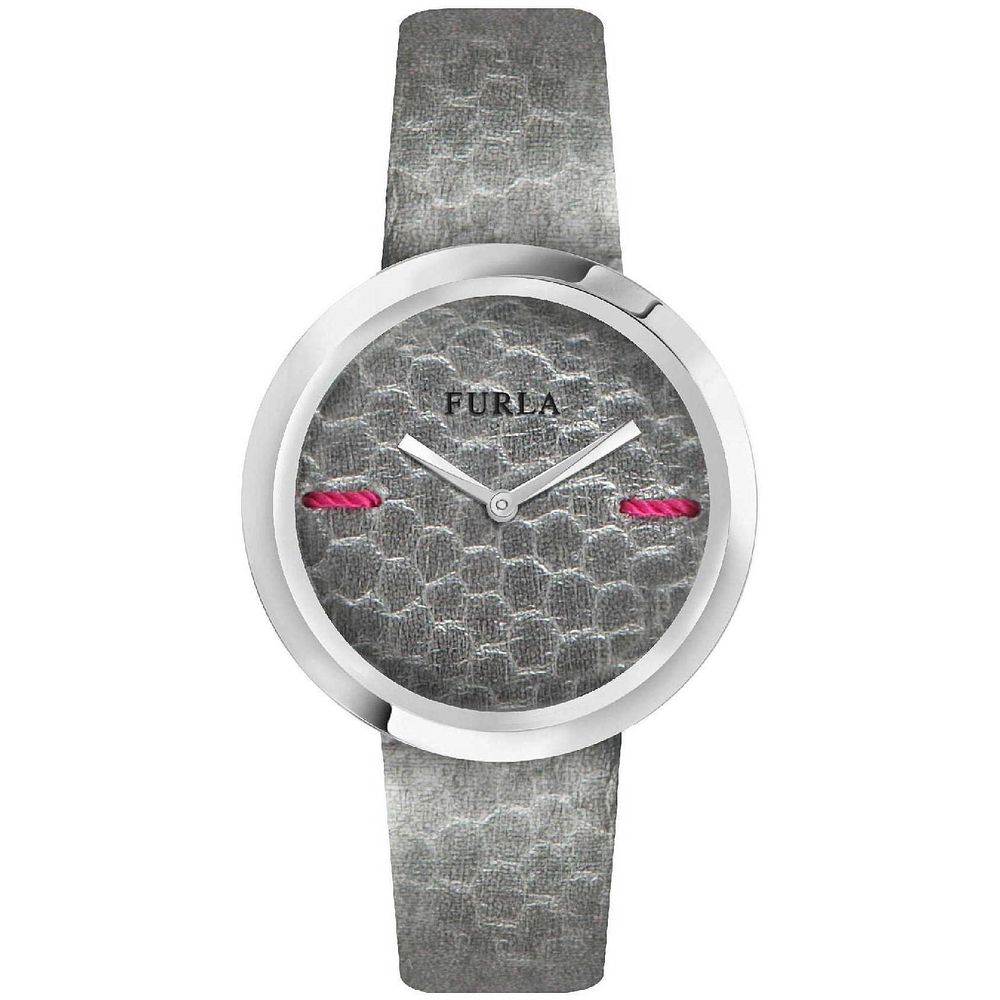 Furla Gray Leather Watch LUNESCAPE