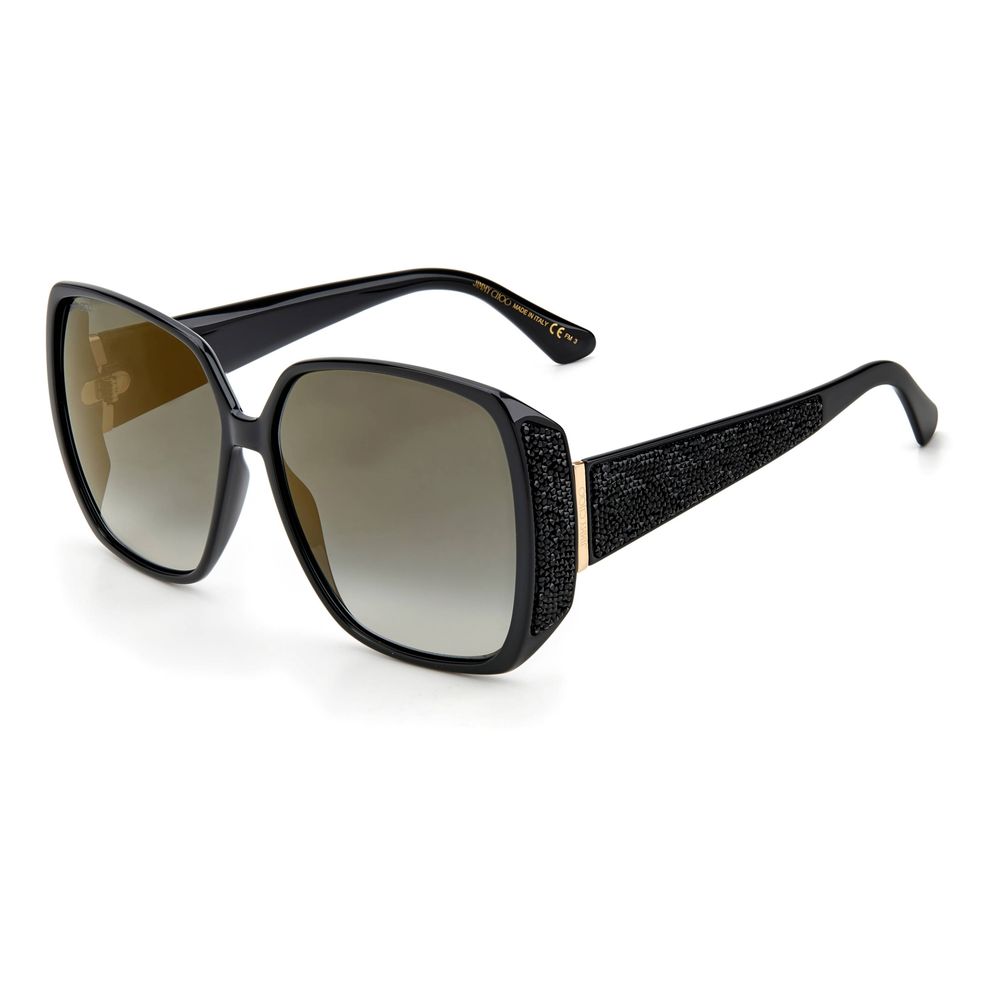 Jimmy Choo Black Plastic Sunglasses LUNESCAPE