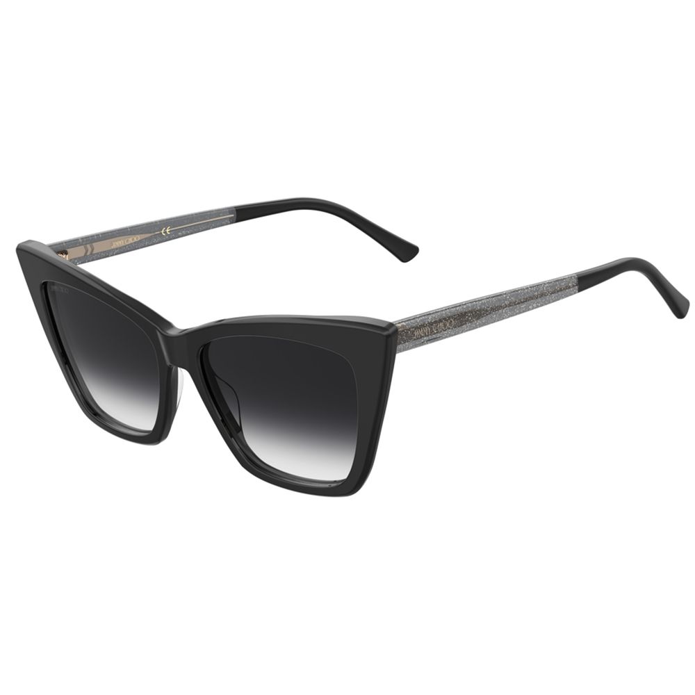 Jimmy Choo Black Acetate Sunglasses LUNESCAPE
