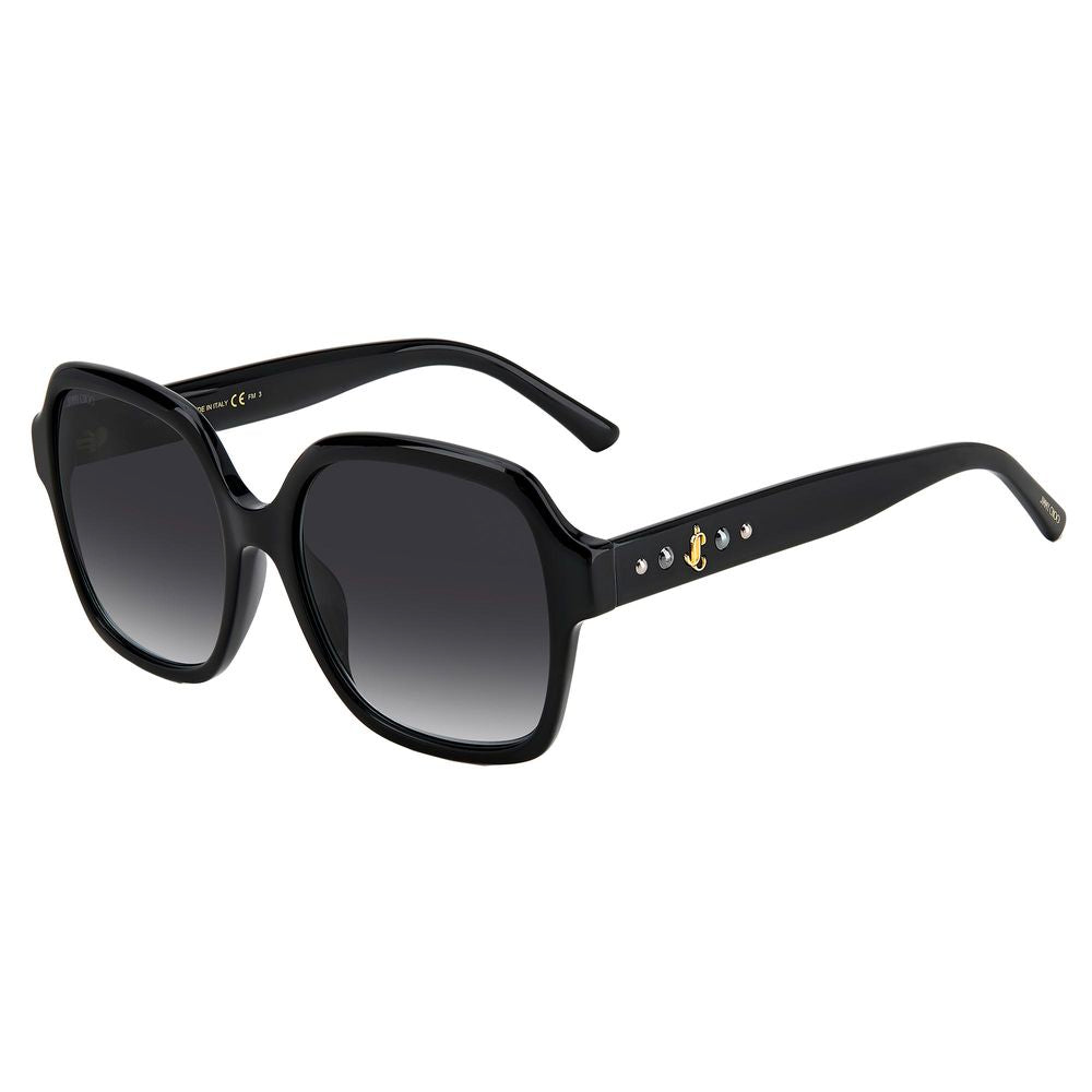 Jimmy Choo Black Acetate Sunglasses LUNESCAPE