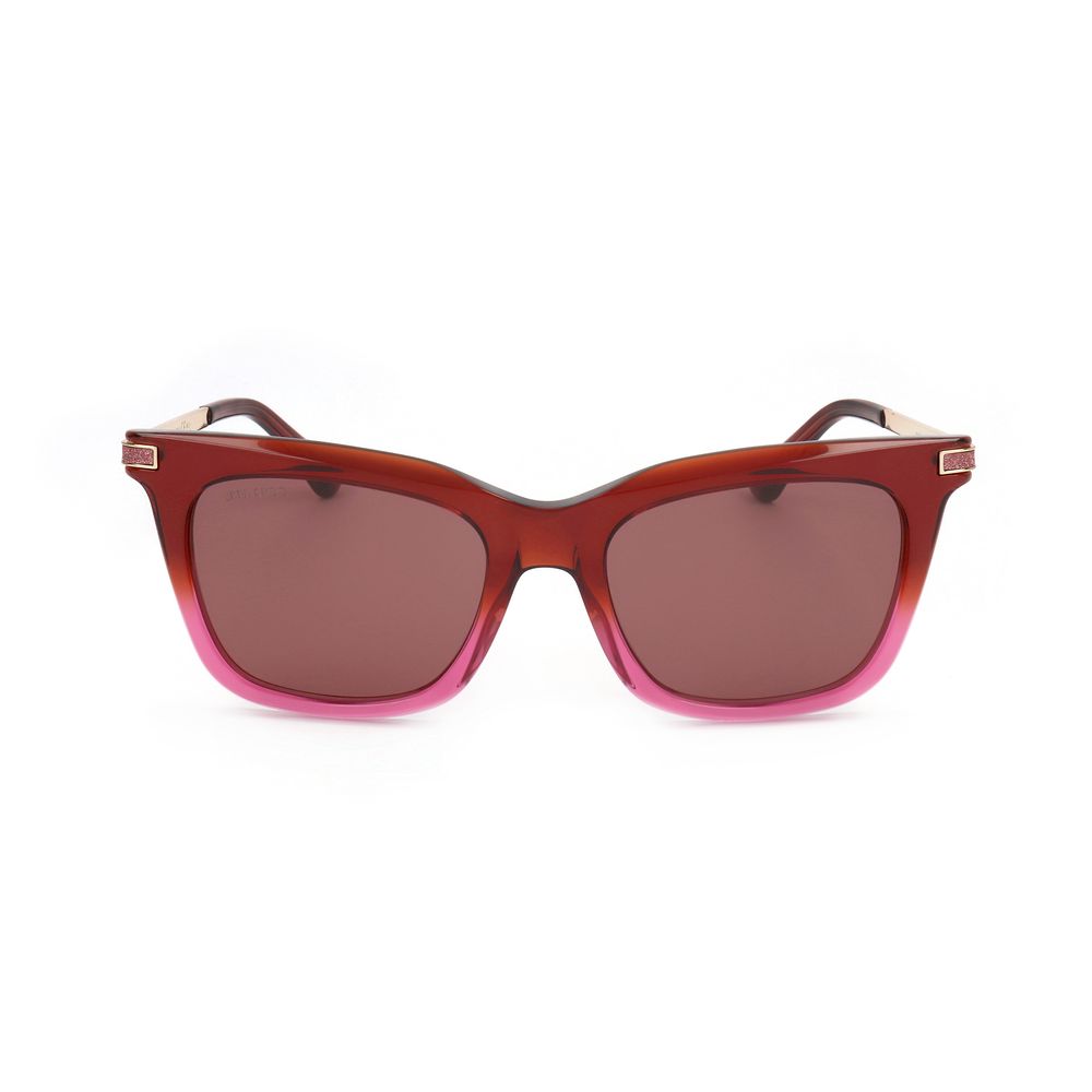 Jimmy Choo Red Metal Sunglasses LUNESCAPE