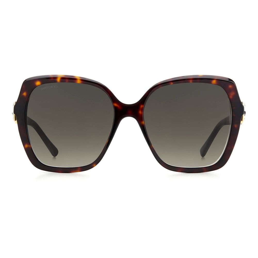 Jimmy Choo Brown Acetate Sunglasses LUNESCAPE