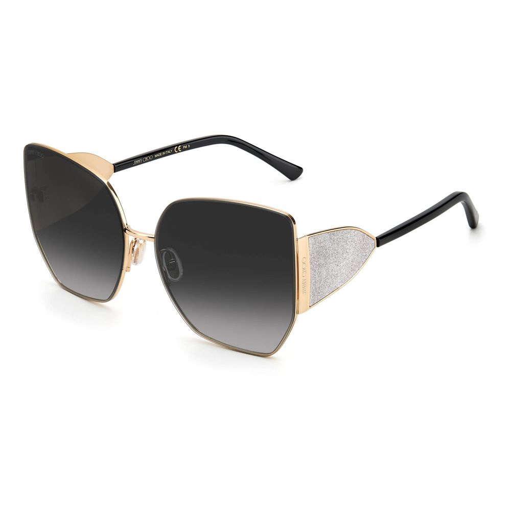 Jimmy Choo Gold Metal Sunglasses LUNESCAPE