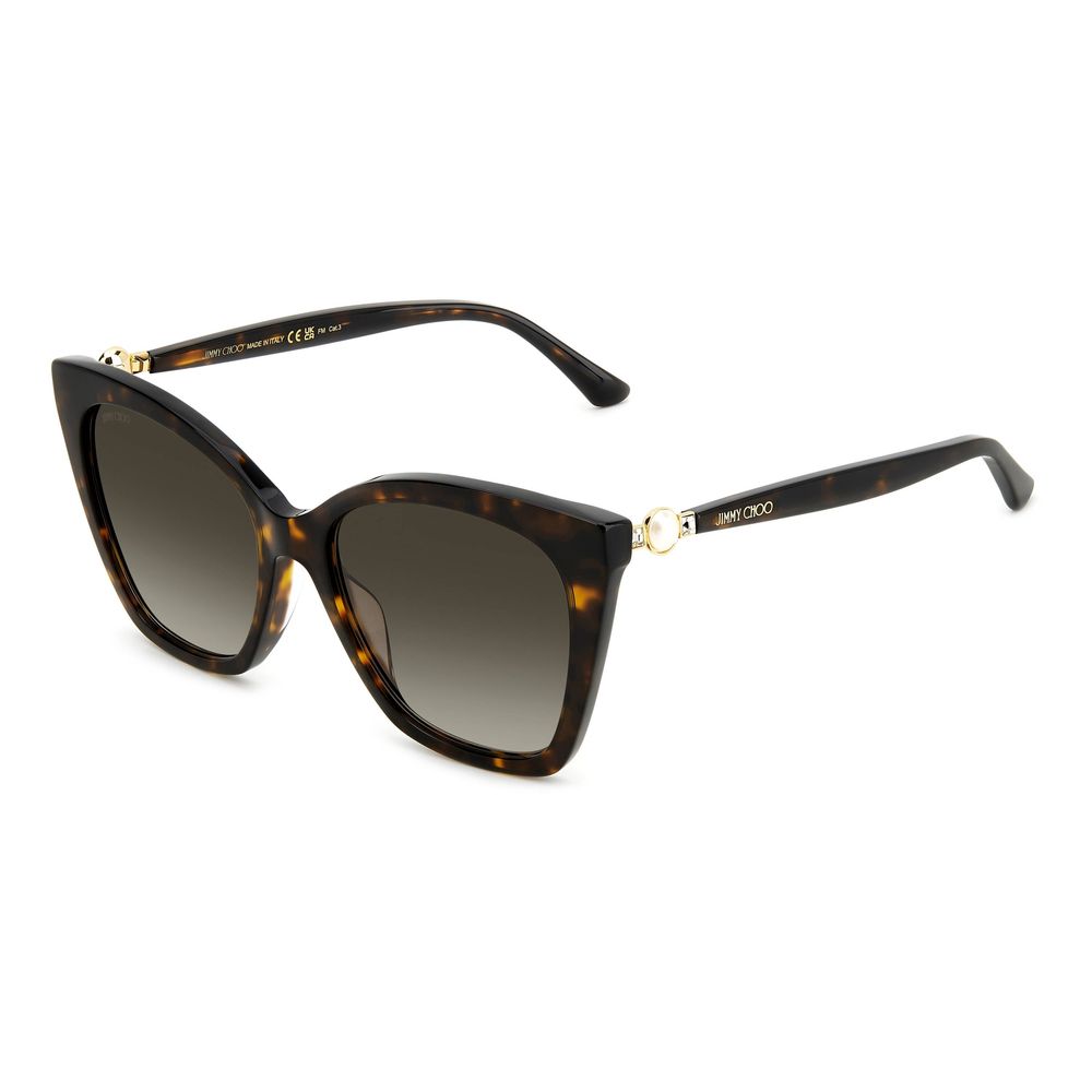 Jimmy Choo Brown Acetate Sunglasses LUNESCAPE