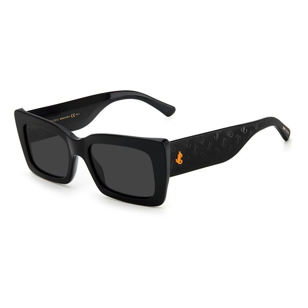 Jimmy Choo Black Acetate Sunglasses LUNESCAPE