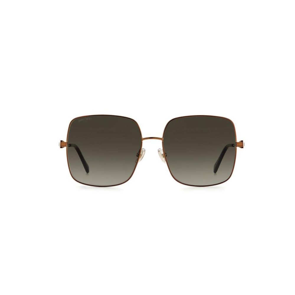Jimmy Choo Brown Metal Sunglasses LUNESCAPE