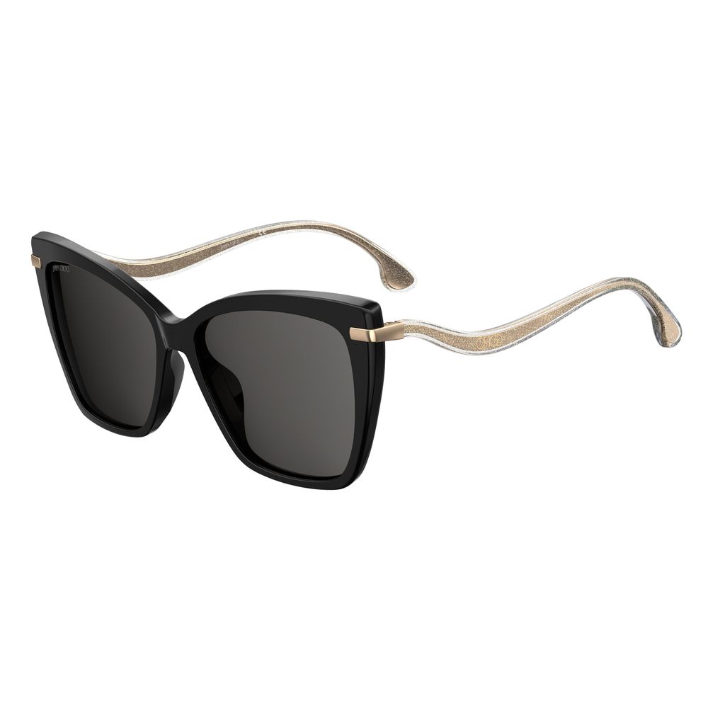 Jimmy Choo Black Acetate Sunglasses LUNESCAPE