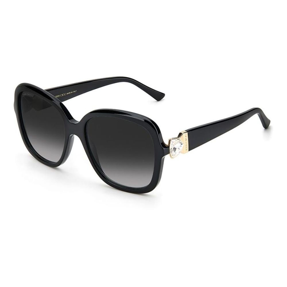 Jimmy Choo Black Acetate Sunglasses LUNESCAPE