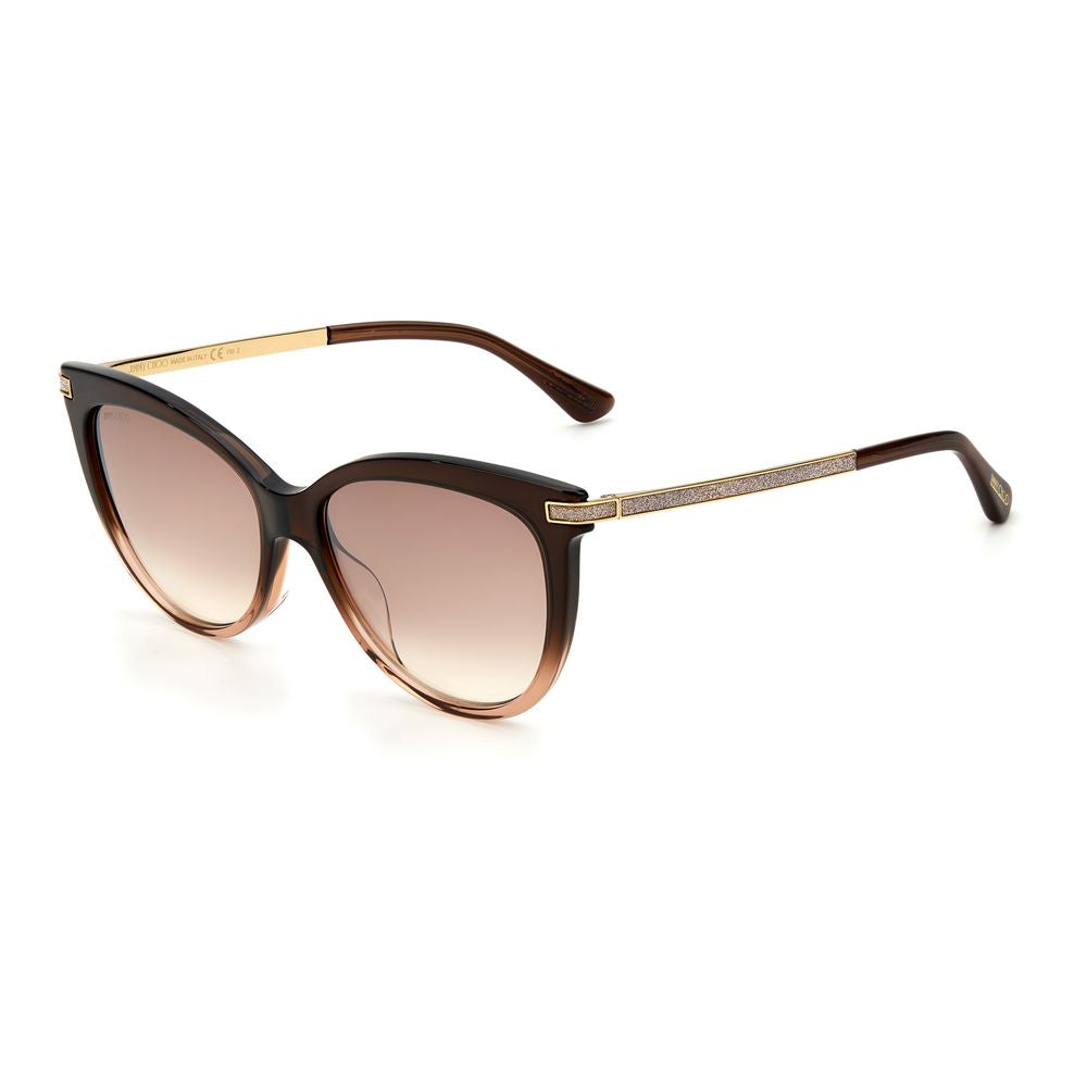 Jimmy Choo Brown Acetate Sunglasses LUNESCAPE