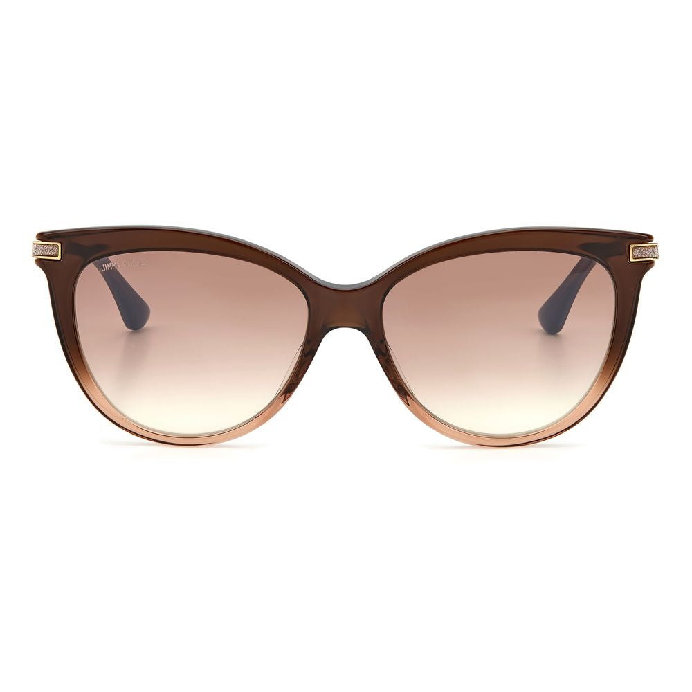 Jimmy Choo Brown Acetate Sunglasses LUNESCAPE