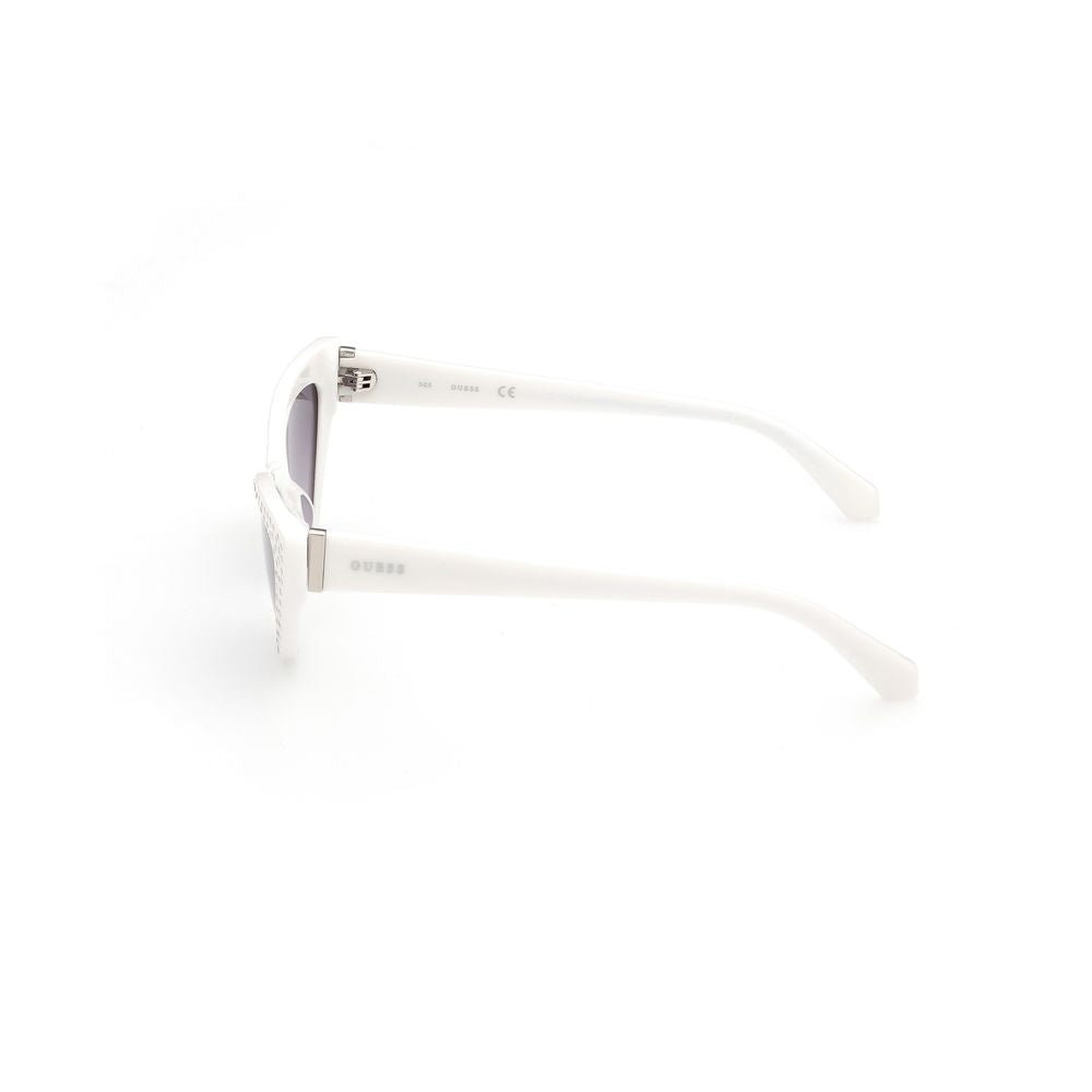 Guess White Resin Sunglasses LUNESCAPE