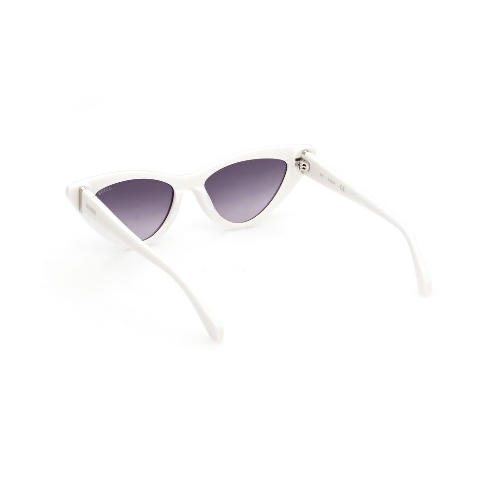 Guess White Resin Sunglasses LUNESCAPE