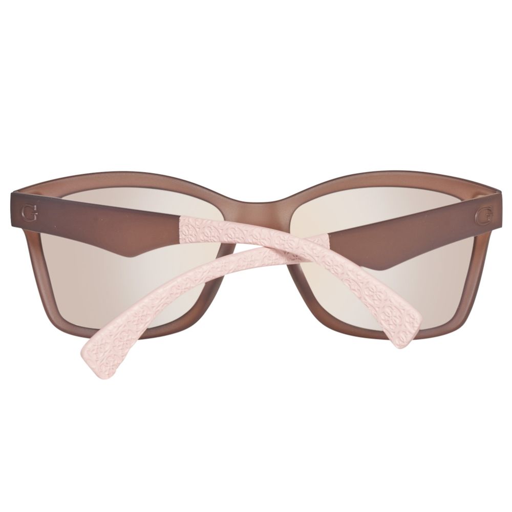 Guess Brown Plastic Sunglasses LUNESCAPE