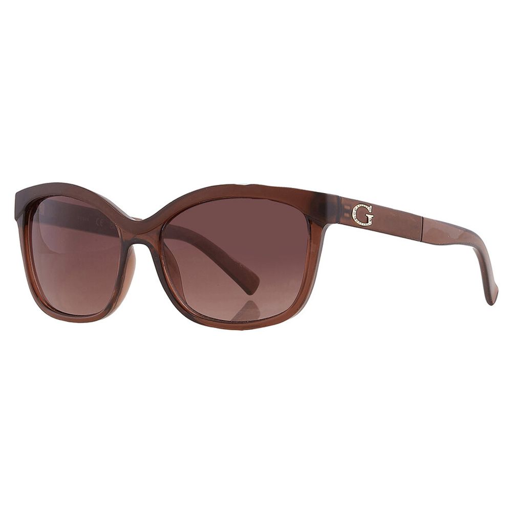 Guess Brown Resin Sunglasses LUNESCAPE