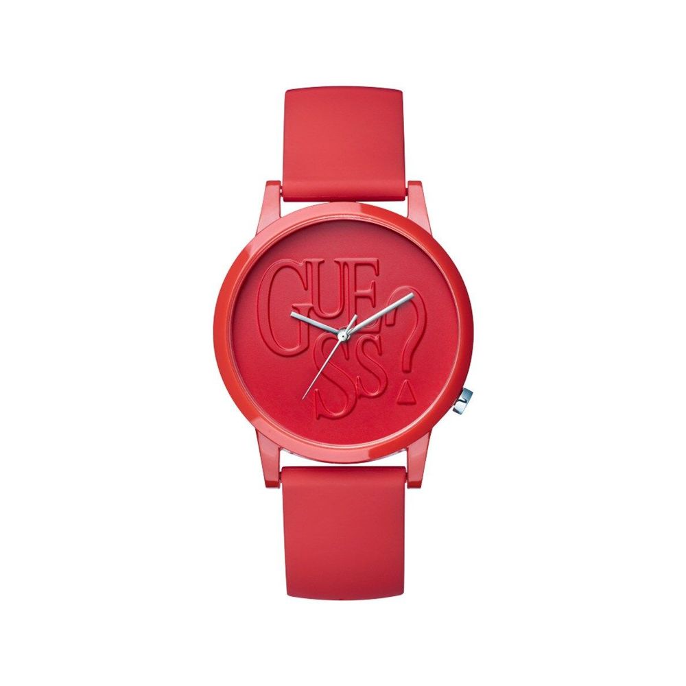 Guess Red Resin Watch LUNESCAPE