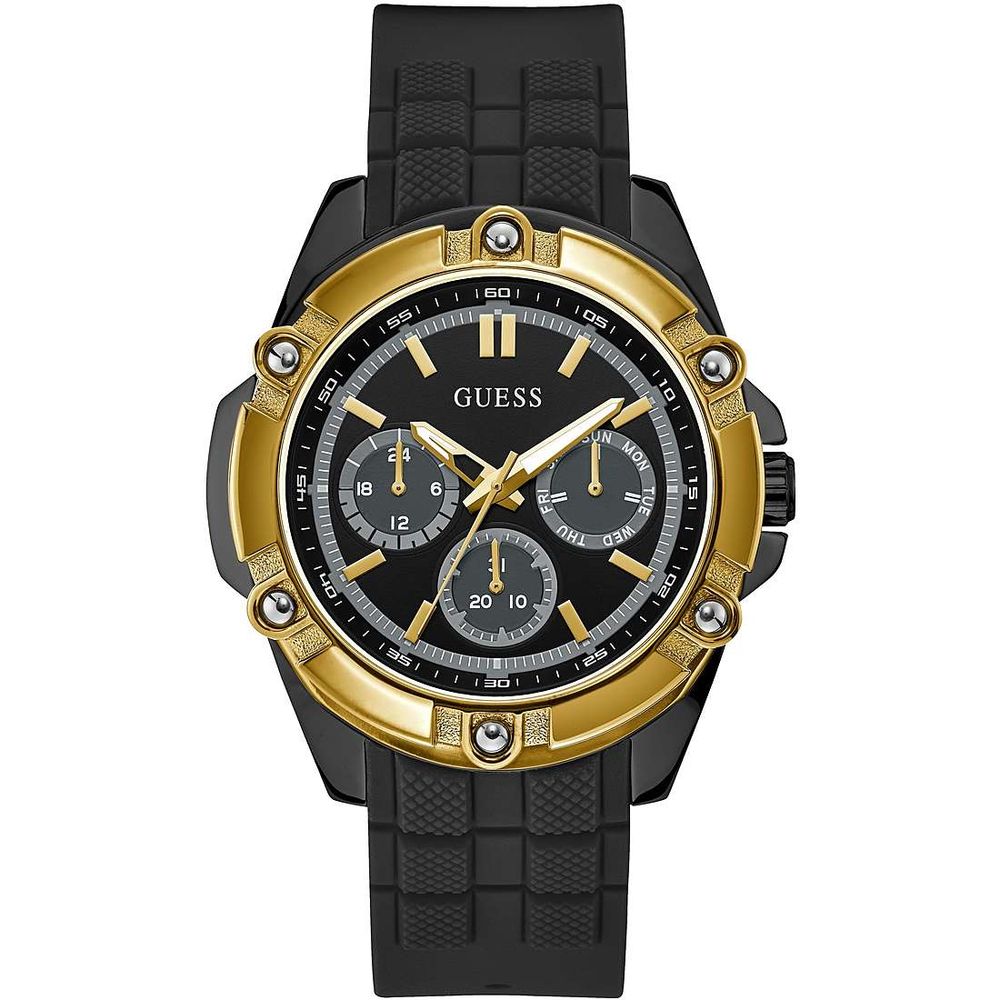 Guess Black Rubber Watch LUNESCAPE