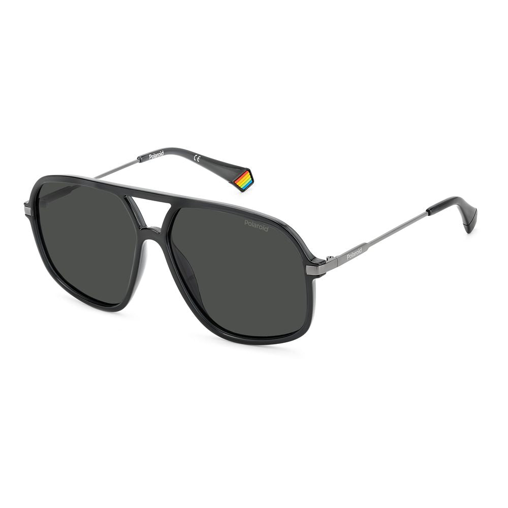 Polaroid Gray Plastic Sunglasses LUNESCAPE