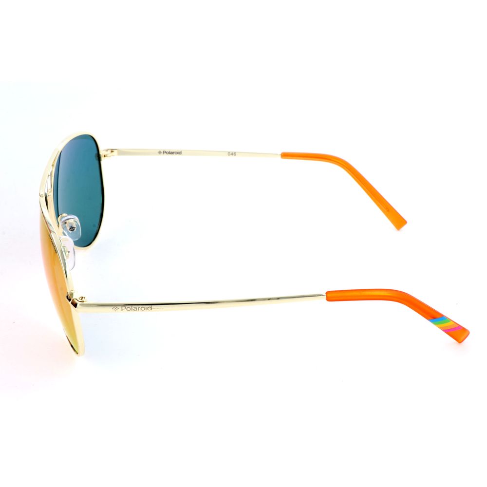 Polaroid Gold Metal Sunglasses LUNESCAPE