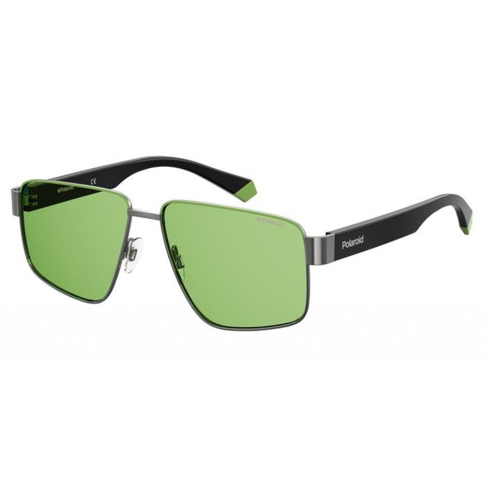 Polaroid Green Metal Sunglasses LUNESCAPE