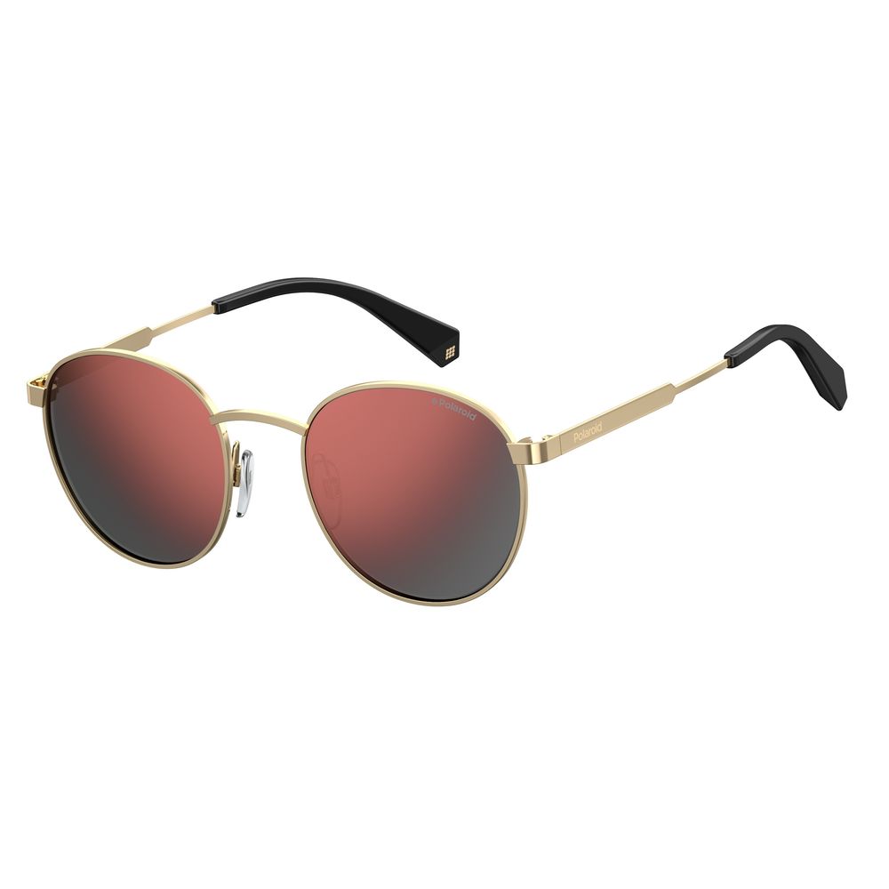 Polaroid Gold Metal Sunglasses LUNESCAPE