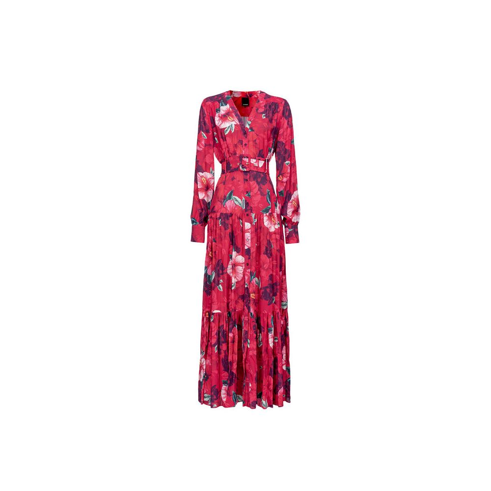 PINKO Fuchsia Viscose Dress LUNESCAPE