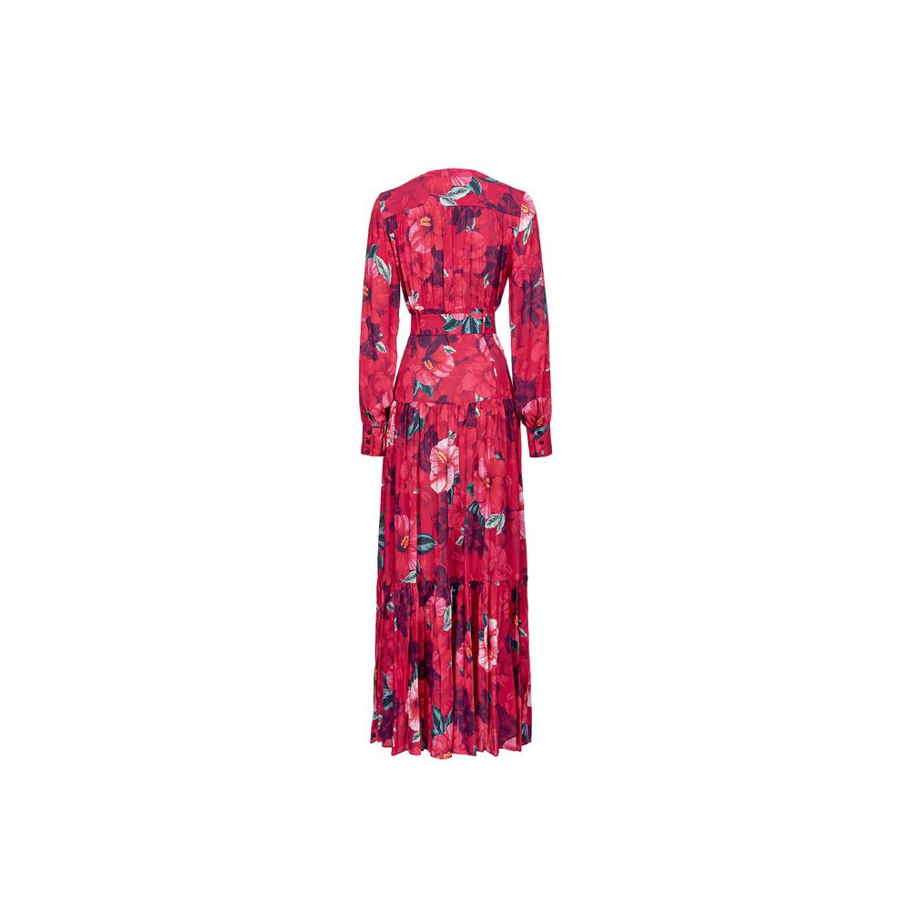 PINKO Fuchsia Viscose Dress LUNESCAPE