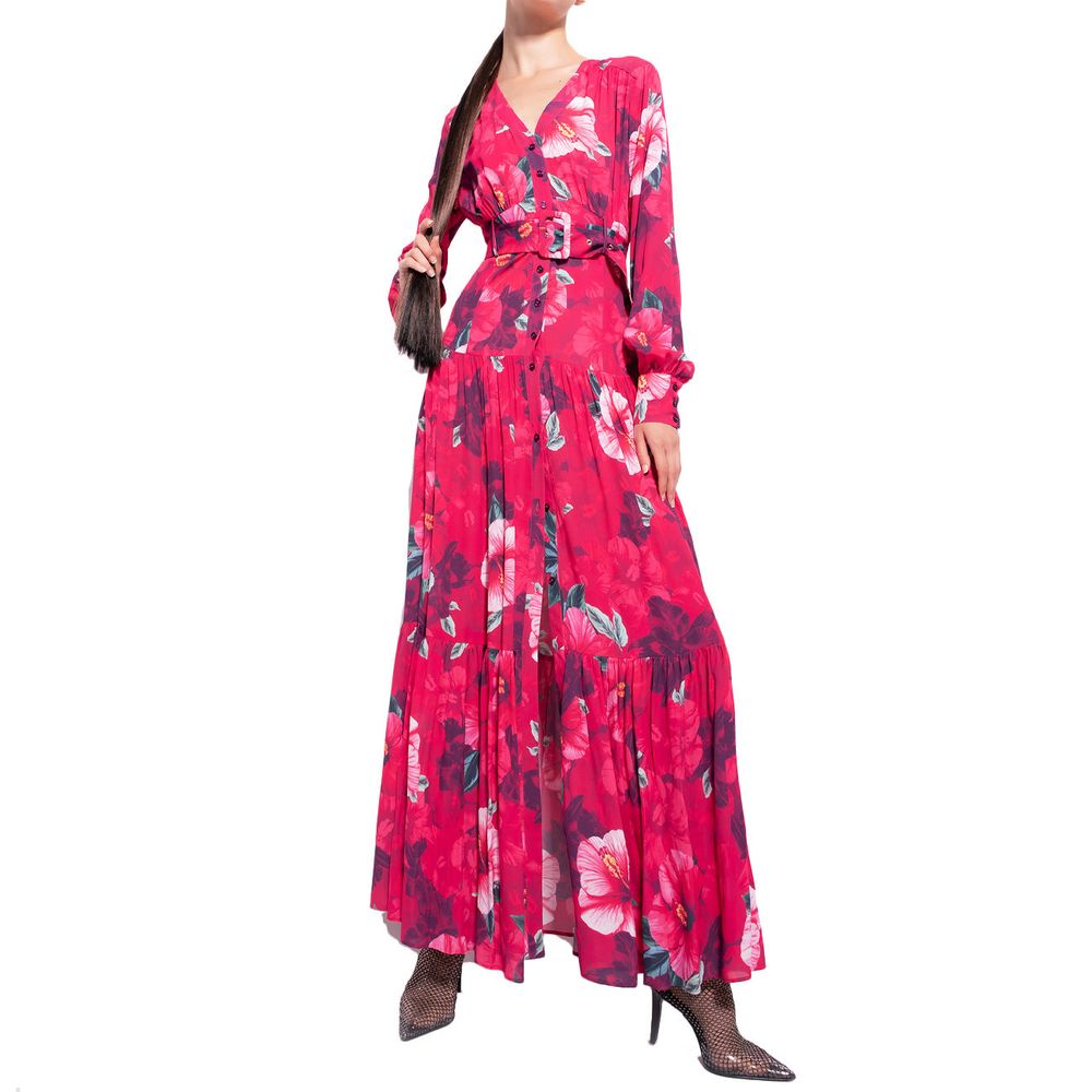 PINKO Fuchsia Viscose Dress LUNESCAPE