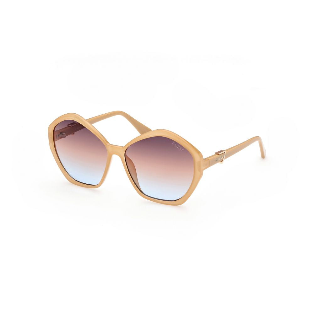 Guess Beige Injected Sunglasses LUNESCAPE