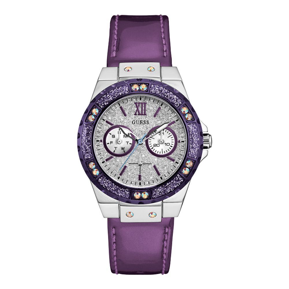 Guess Purple Polyethylene Watch LUNESCAPE