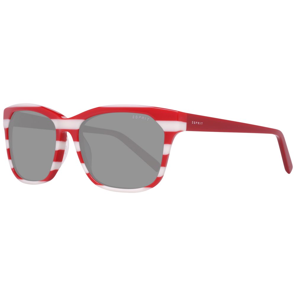 Esprit Red Resin Sunglasses LUNESCAPE