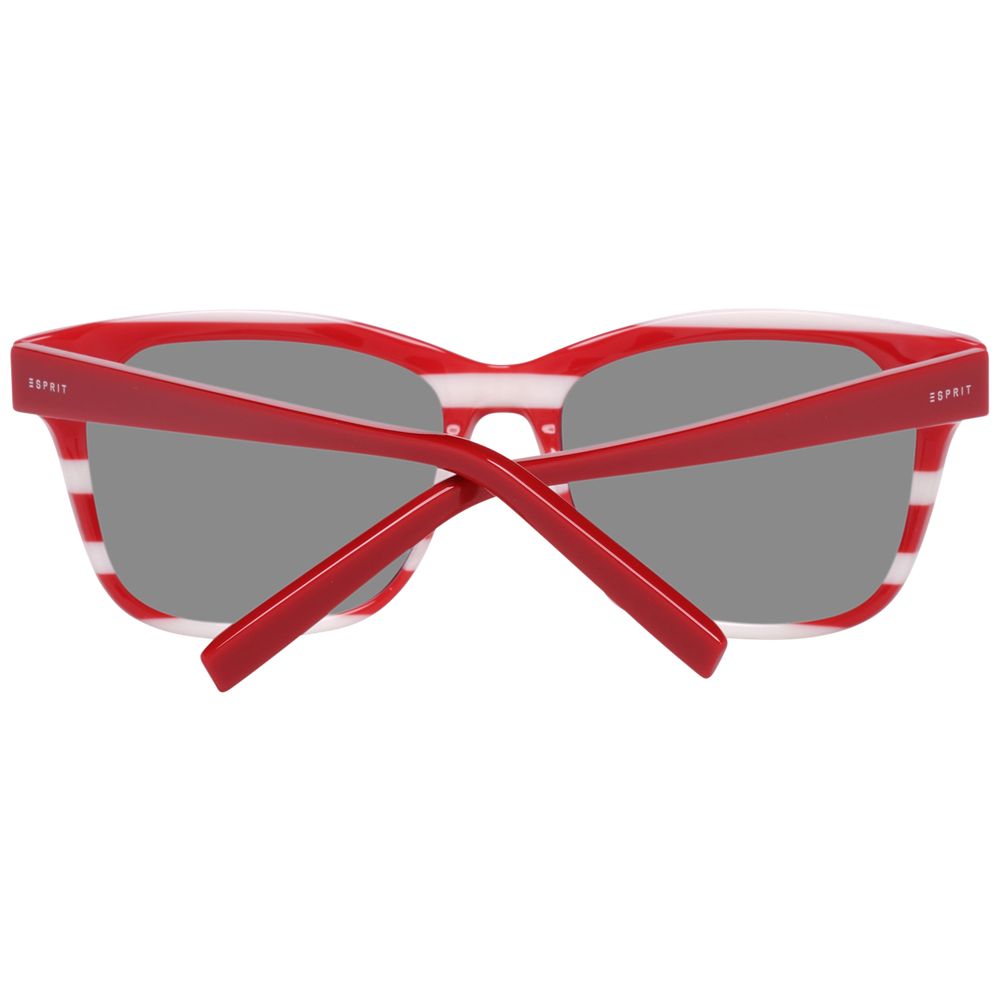 Esprit Red Resin Sunglasses LUNESCAPE