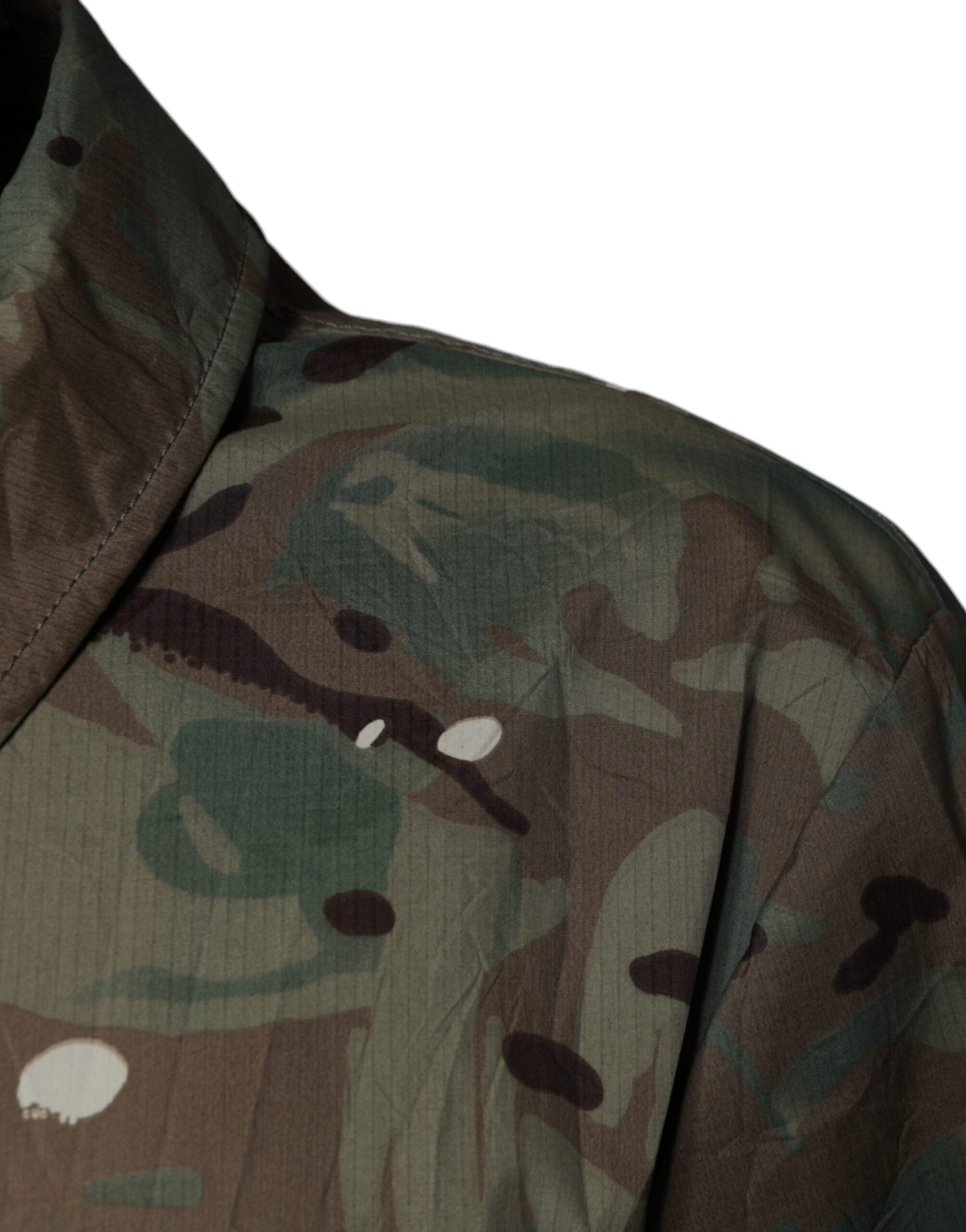 Dolce & Gabbana Multicolor Camouflage  Cargo Jacket