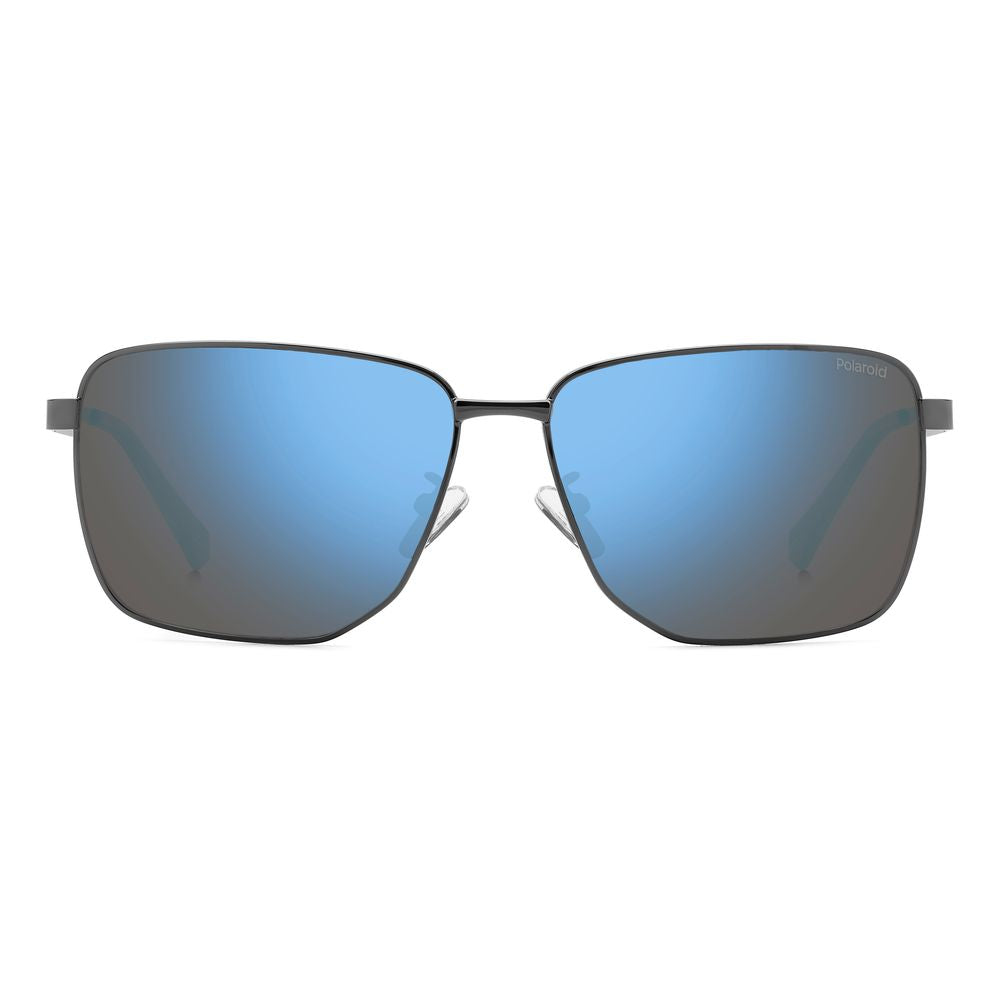 Polaroid Gray Metal Sunglasses LUNESCAPE