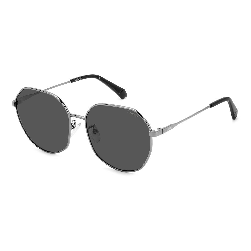 Polaroid Gray Metal Sunglasses LUNESCAPE