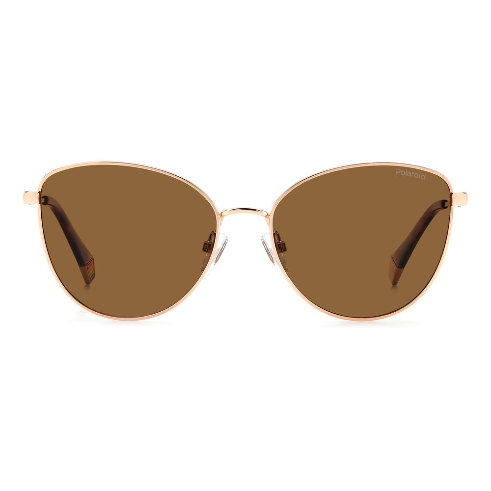 Polaroid Gold Metal Sunglasses LUNESCAPE