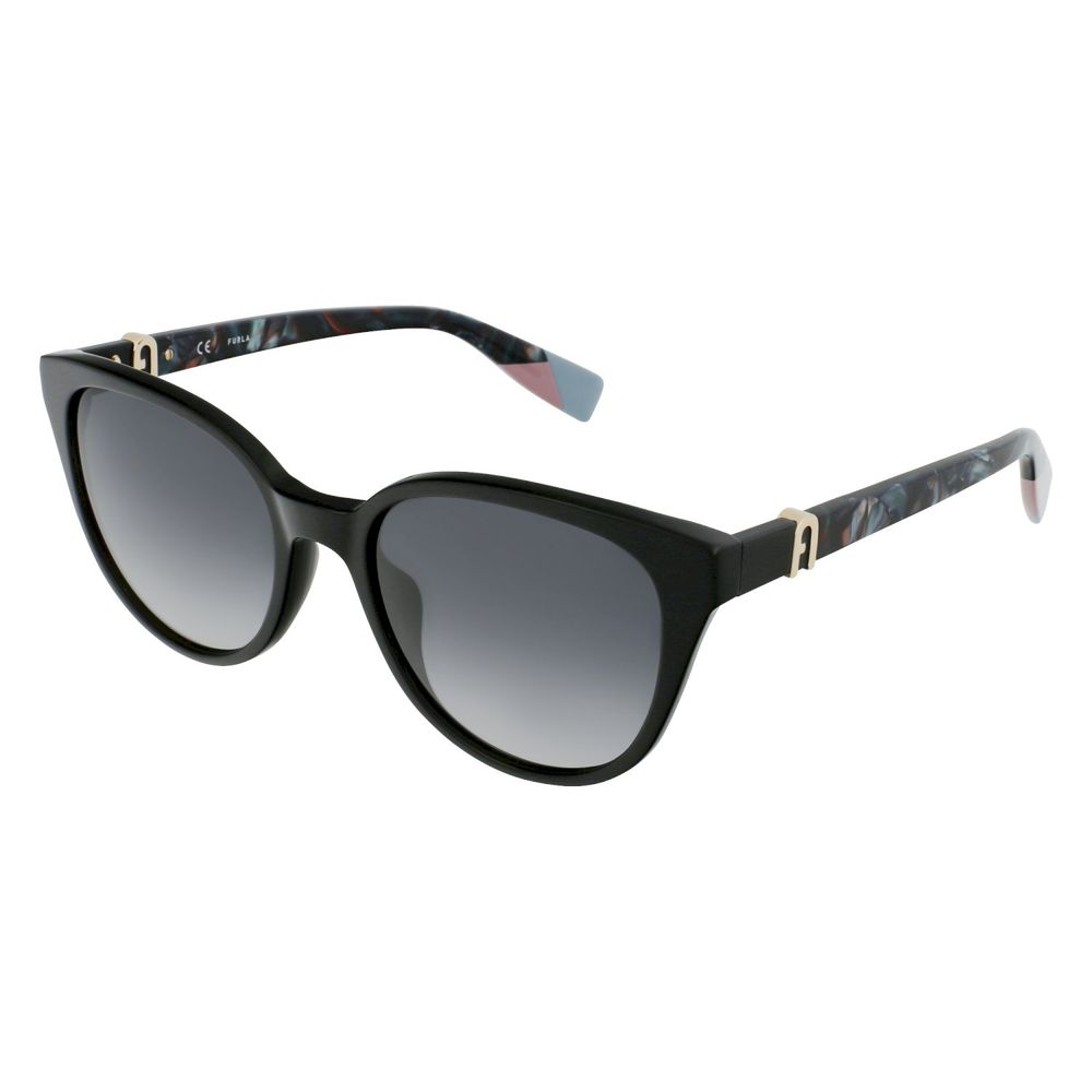 Furla Black Acetate Sunglasses LUNESCAPE