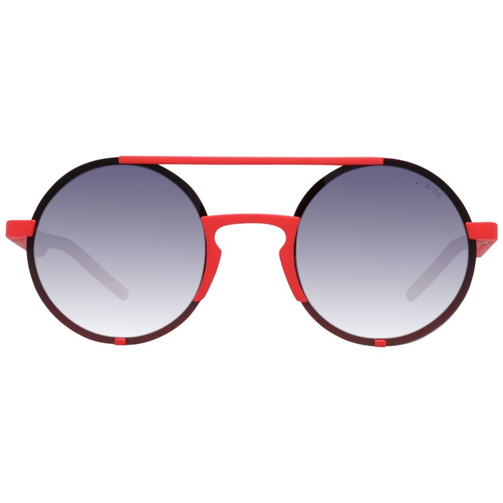 Polaroid Red Plastic Sunglasses LUNESCAPE