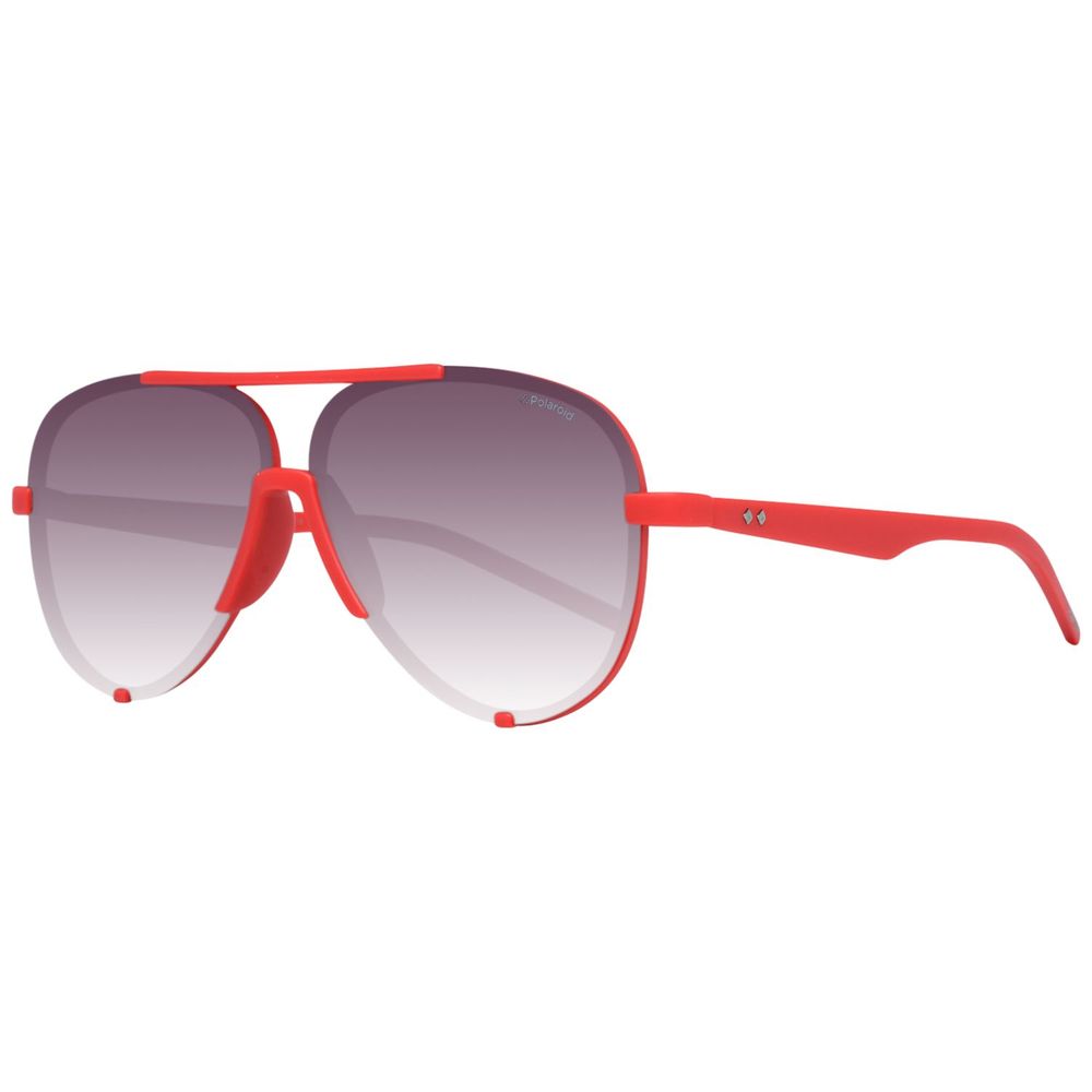 Polaroid Red Plastic Sunglasses LUNESCAPE