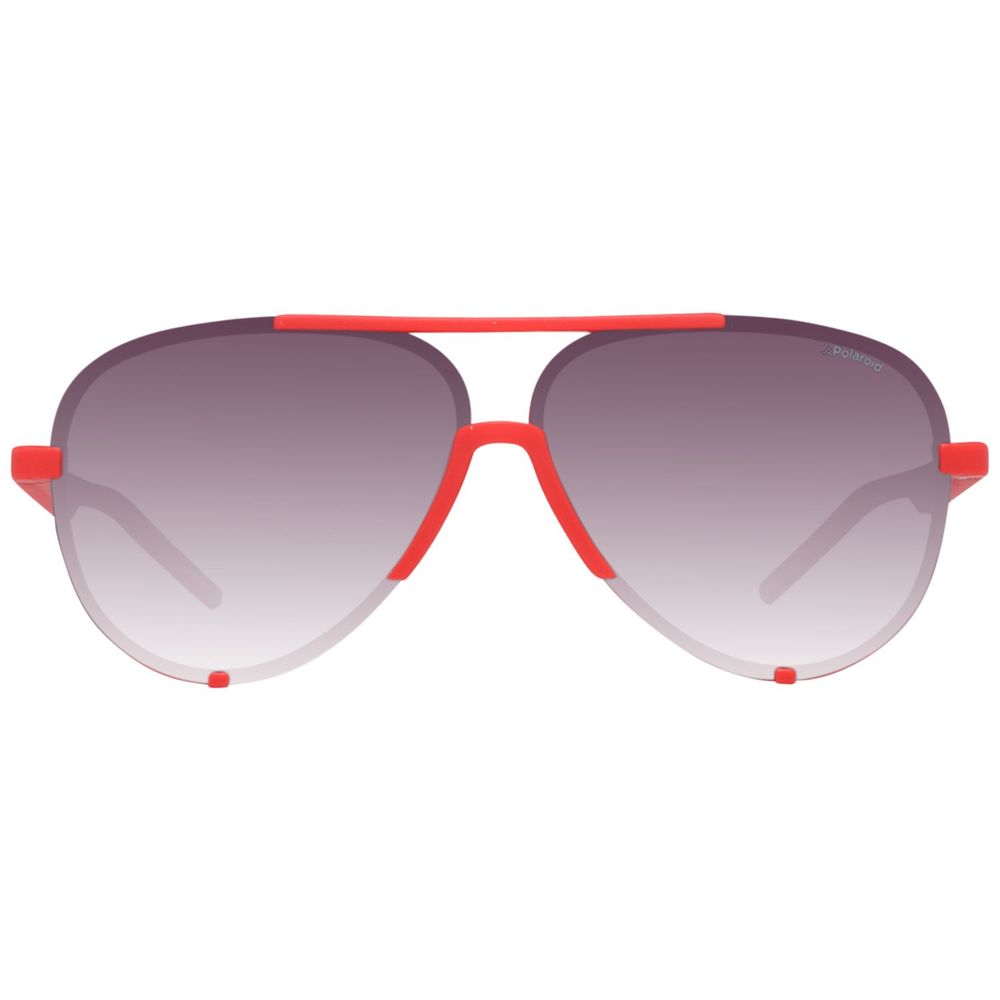 Polaroid Red Plastic Sunglasses LUNESCAPE