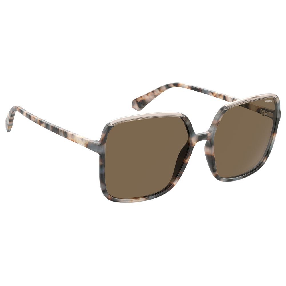 Polaroid Beige Plastic Sunglasses LUNESCAPE